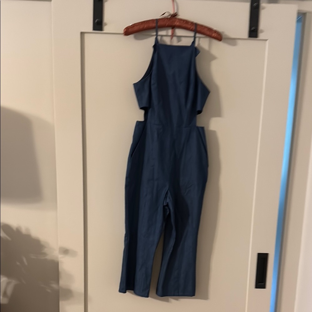 NWT BCBG Blue Jumpsuit